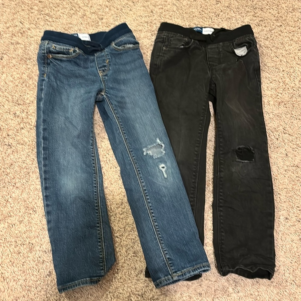 Old nave jeans